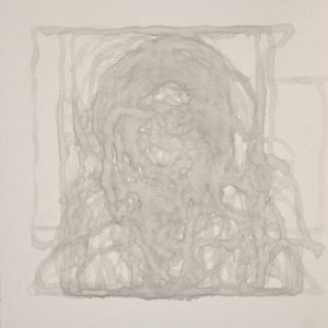 Chris Ross #19 – 01:36, ink on primed canvas, 41 x 27.5 cm, 2011